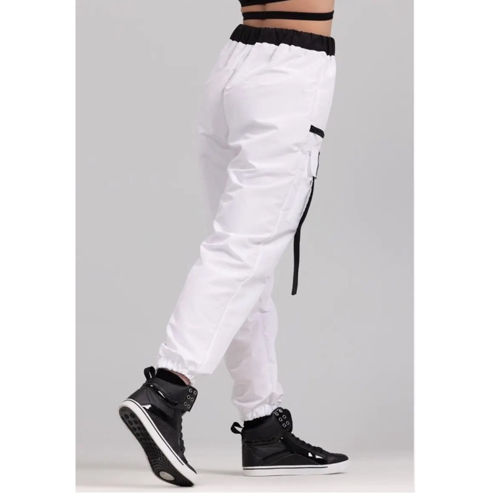 Weissman Balera Hip Hop Costume Set Black Crop Top + Camo Jogger Pants LA - Picture 4 of 14